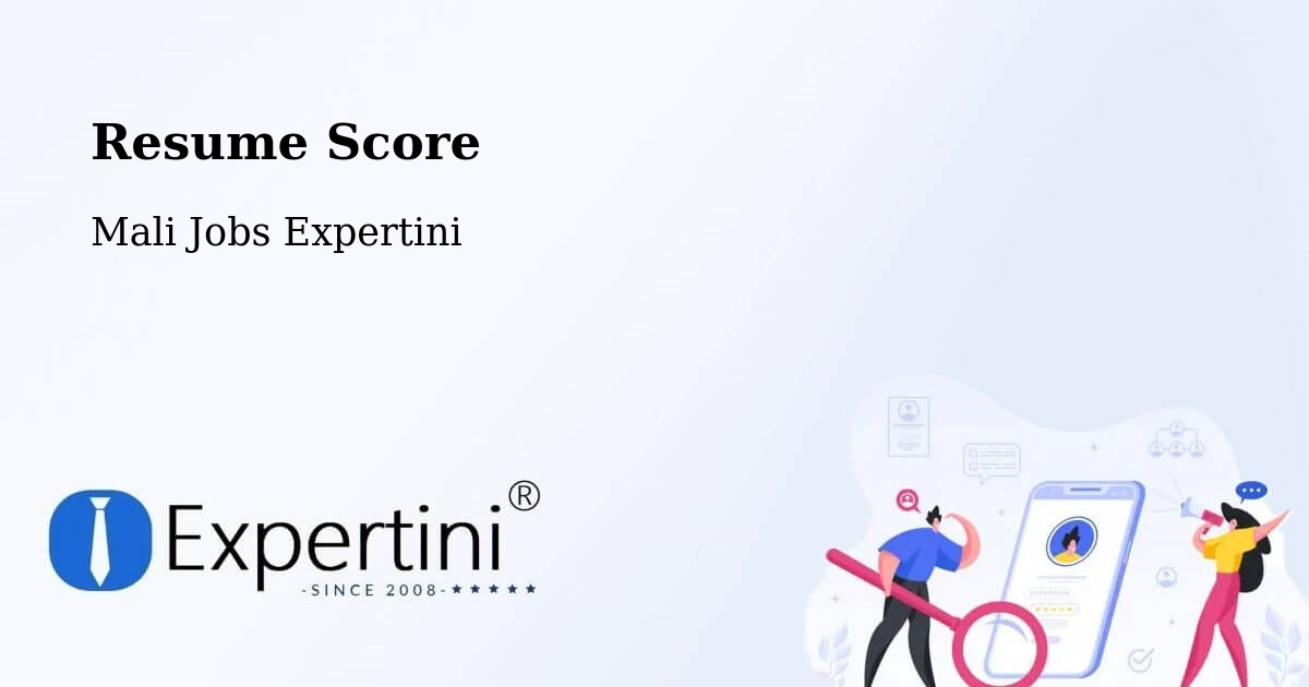 Resume Score & Job Description Match Tool – San - Mali Jobs Expertini